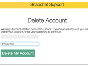 Snapchat Hesabı Nasıl Silinir